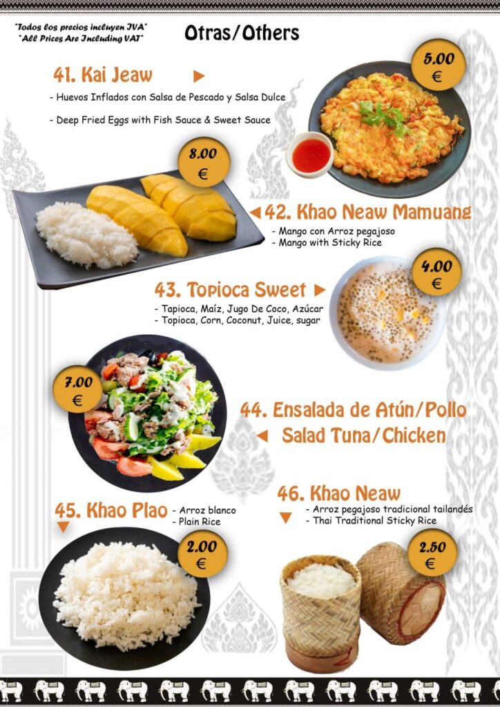 Thai Aroi Menu Page 11