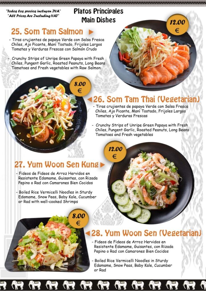 Thai Aroi Menu Page 7